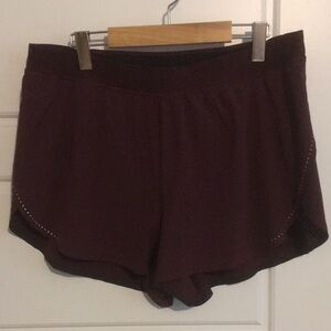 Women's Burgundy Shorts
